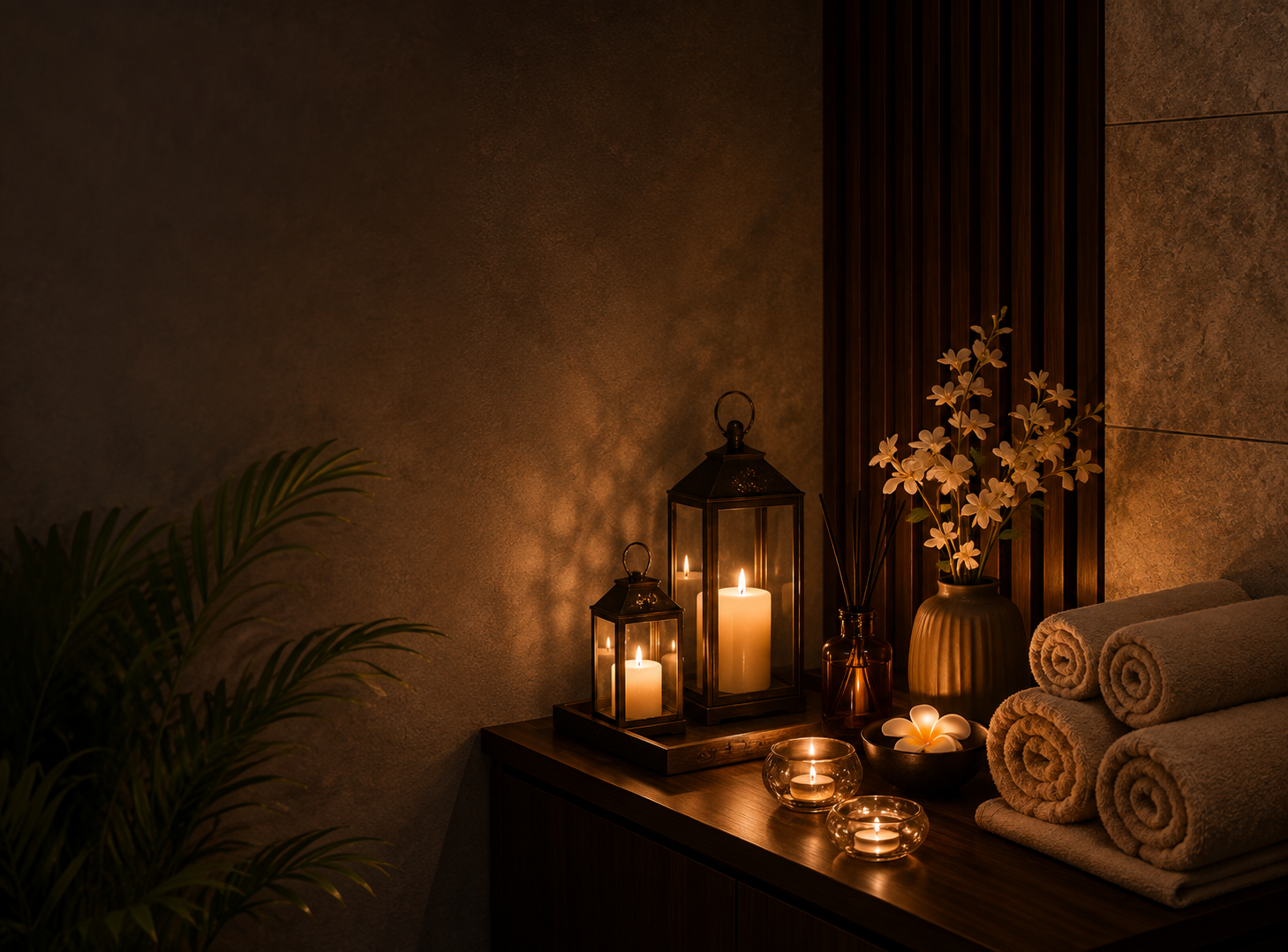 Candlelit corner